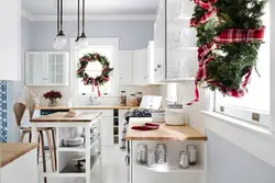 Кухня Зима Фото