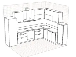 Фото эскизы кухни
