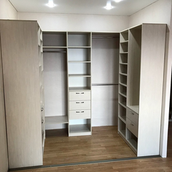 Wardrobes made of chipboard photo