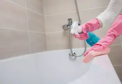 Мытье в ванной фото
