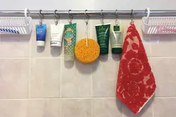 Мочалки в ванной фото