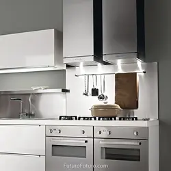 Вертикальная вытяжка для кухни фото