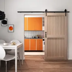 Складные двери на кухню фото