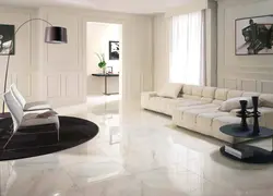 Белый ламинат в гостиной фото