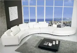 Овальные диваны для гостиной фото