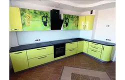 Кухни фасады с рисунком фото