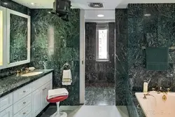 Bath in green marble photo