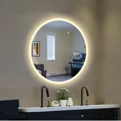 Зеркало с подсветкой в спальню фото