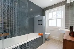Bathroom with plasterboard partition photo