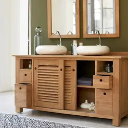Мебель для ванны под дерево фото