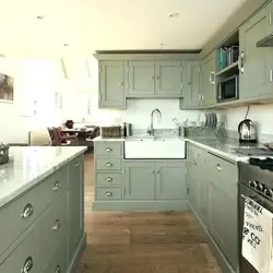 Столешница олива в интерьере кухни фото