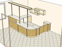 Чертежи барной стойки для кухни фото