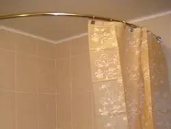 Штанга для шторки в ванную фото