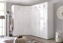 Шкаф для одежды в спальню белый фото