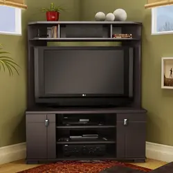 Угловой шкаф в гостиную фото под телевизор