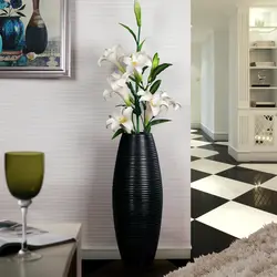 Большие вазы для интерьера гостиной