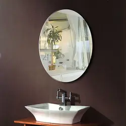 Овальное Зеркало В Интерьере Ванной