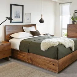 Дизайн Спальни Высокая Кровать