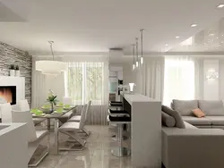 Kitchen design living room 43 k m