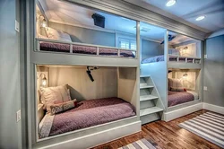 3 спальных места в комнате дизайн