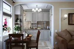 Дизайн кухни с комнатой в панельном доме
