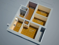 Фото планировки квартир 3 комнаты