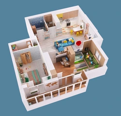 Расположение комнат в квартире и их дизайн