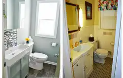 Бюджетный ремонт ванной фото до и после