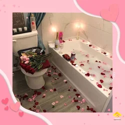 Романтичные ванны фото