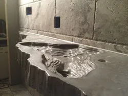 Ванна из цемента фото