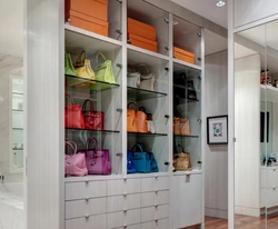 Wardrobe for bags photo