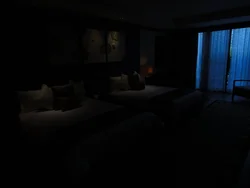 Фото комнаты ночью в квартире
