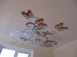 Рисунки на потолке в квартире фото