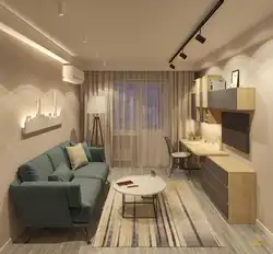 Дизайн квартиры 45 кв м 2 комнаты
