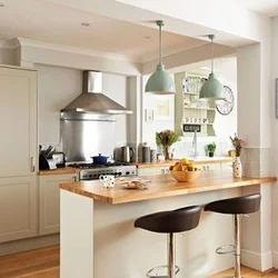 Kitchen design hanging above the table