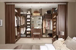 Design of 3 apartments with dressing room