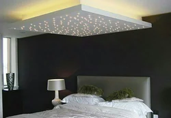 Подсветка спальни из гипсокартона фото