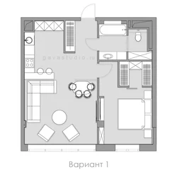 План дома с гостиной фото