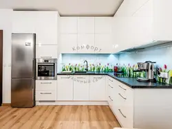 Кухня Белая С Антресолями Фото
