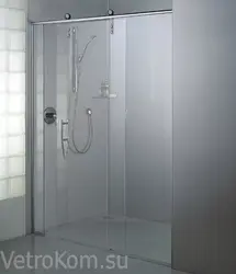 Фото душевых дверей в ванной