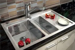 Photo of kitchen sink and table