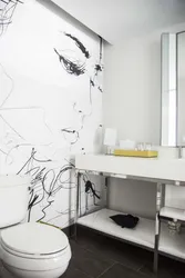 Рисунок стен в ванной фото