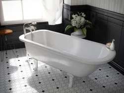 Акриловая ванна с ножками фото