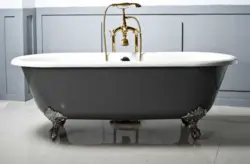 Акриловая ванна с ножками фото