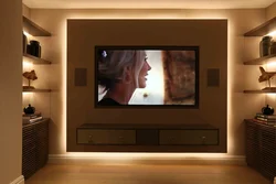 Встраиваемый телевизор для гостиной фото