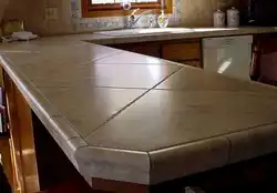 Керамическая столешница на кухне фото