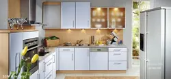 Photo of a kitchen with vertical handles