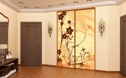 Гардеробные двери фото с рисунком