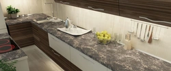 Moisture-resistant countertop for kitchen photo