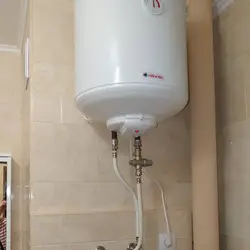 Фото ванная как разместили водонагреватель